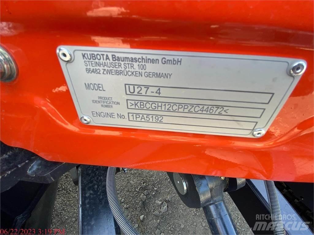 Kubota U27-4 Mini ekskavatori < 7 t