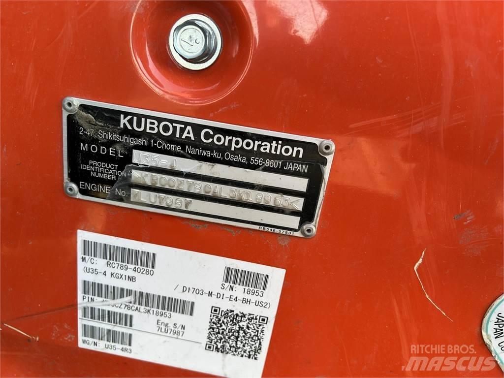 Kubota U35-4 Mini ekskavatori < 7 t