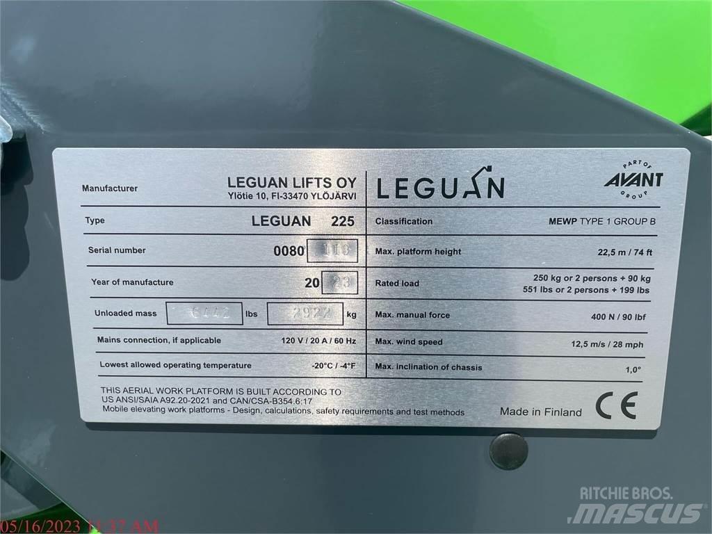 Leguan 225 Strēles pacēlāji