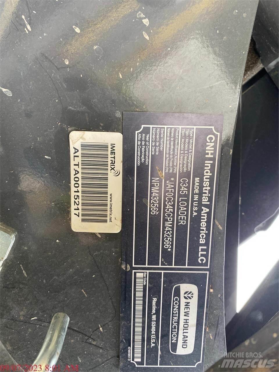 New Holland C345 Lietoti riteņu kompaktiekrāvēji