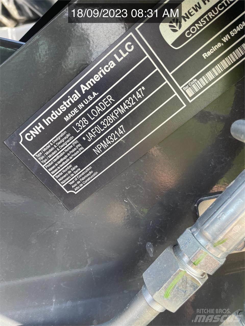 New Holland L328 Lietoti riteņu kompaktiekrāvēji