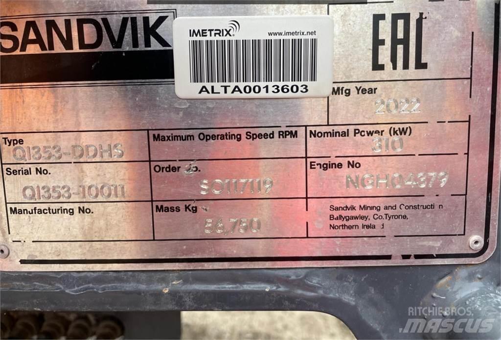 Sandvik QI353-DDHS Drupinātāji