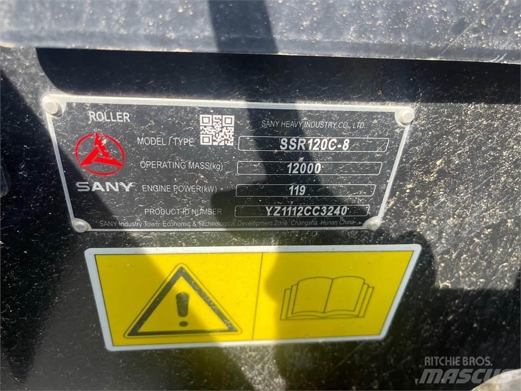Sany SSR120C-8 Divvalču grunts veltņi