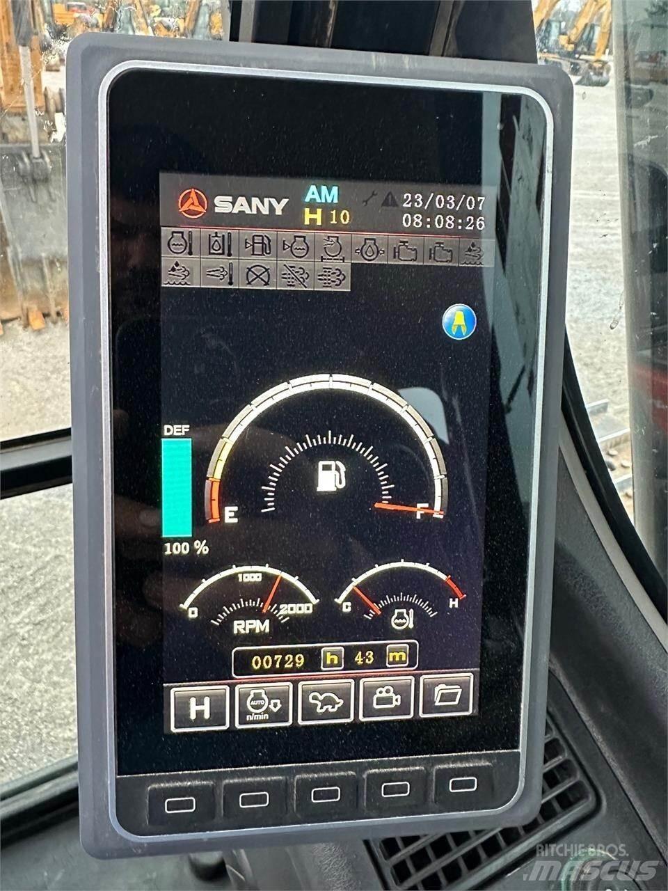 Sany SY225C Kāpurķēžu ekskavatori