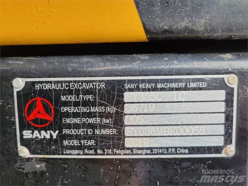 Sany SY365C Kāpurķēžu ekskavatori