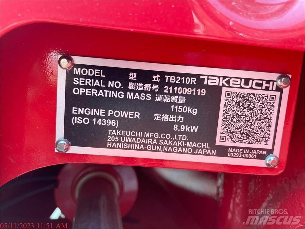 Takeuchi TB210R Mini ekskavatori < 7 t