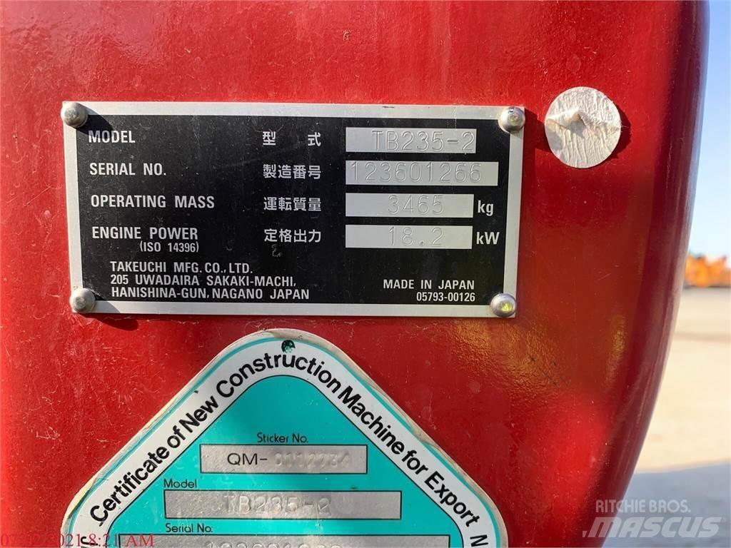Takeuchi TB235-2 Mini ekskavatori < 7 t