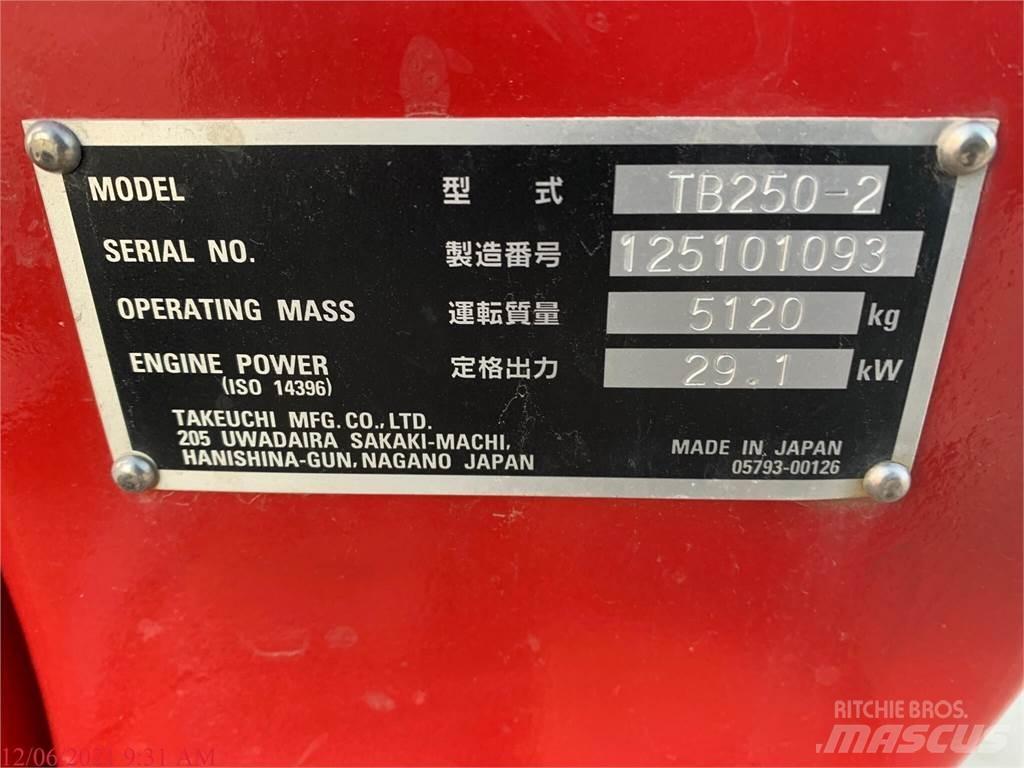 Takeuchi TB250-2 Mini ekskavatori < 7 t