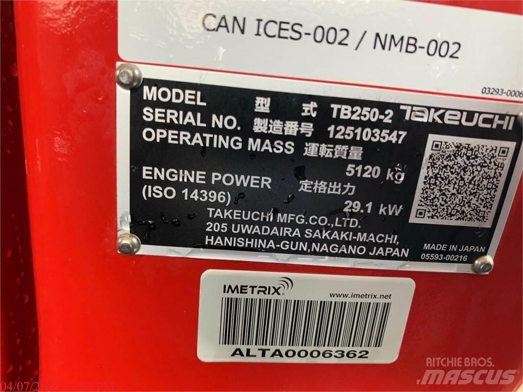 Takeuchi TB250-2 Mini ekskavatori < 7 t