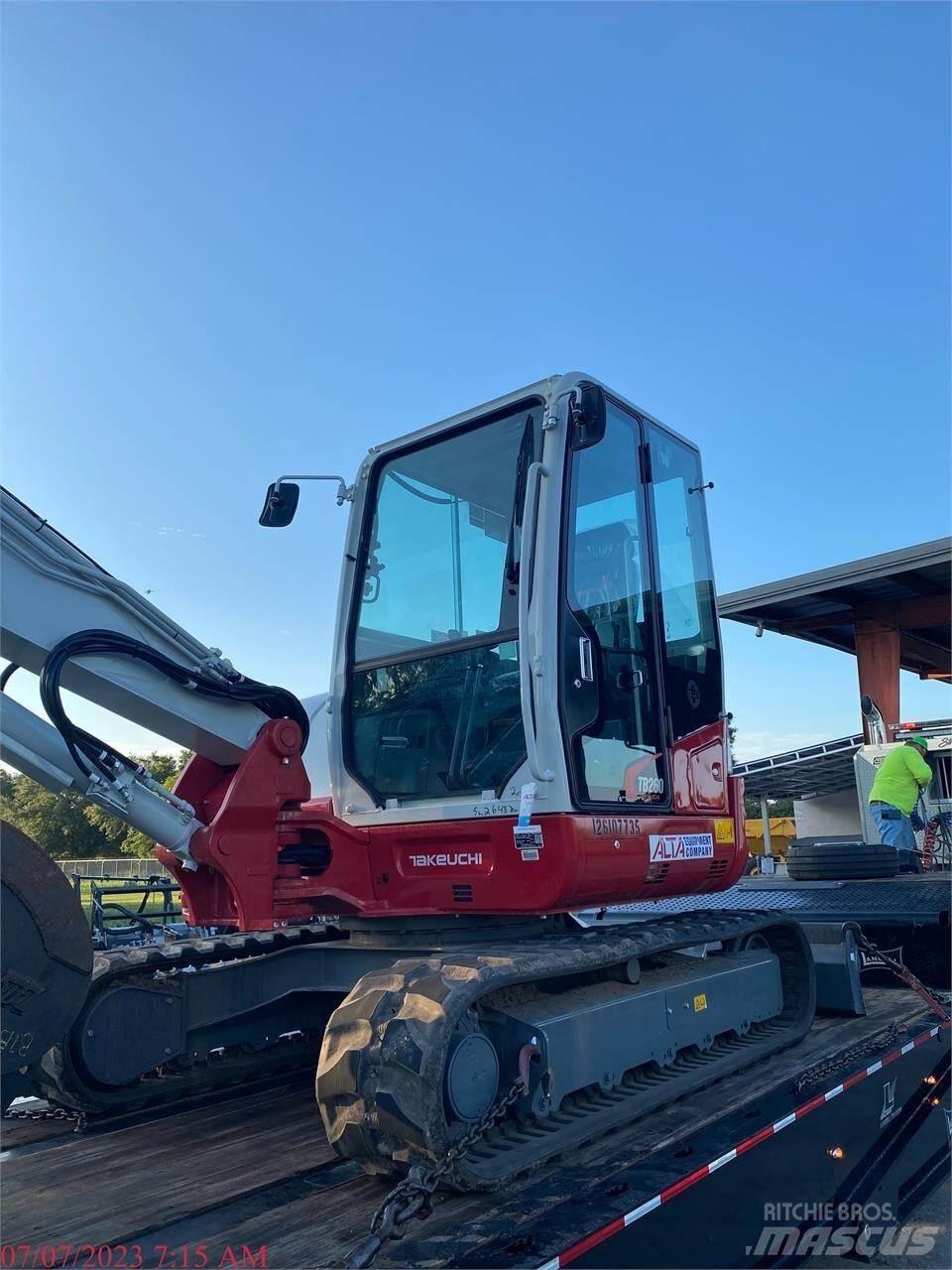 Takeuchi TB260 Kāpurķēžu ekskavatori