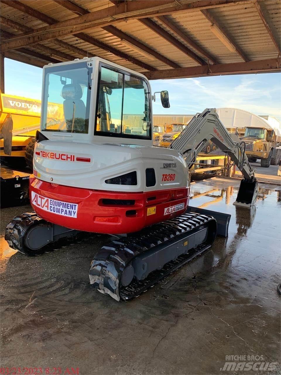 Takeuchi TB260 Kāpurķēžu ekskavatori