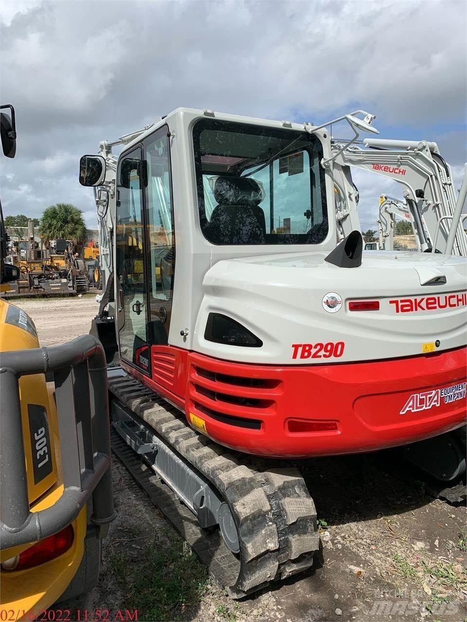 Takeuchi TB290 Kāpurķēžu ekskavatori