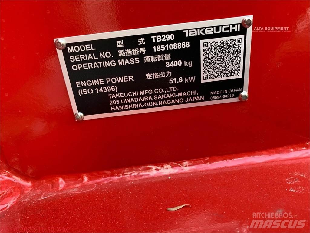 Takeuchi TB290 Kāpurķēžu ekskavatori