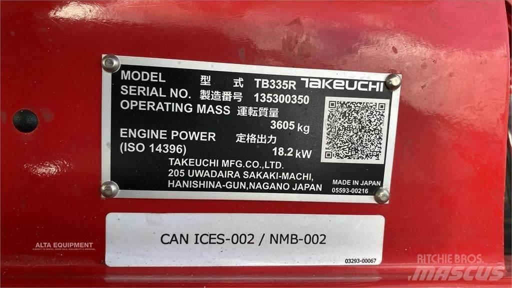 Takeuchi TB335R Mini ekskavatori < 7 t