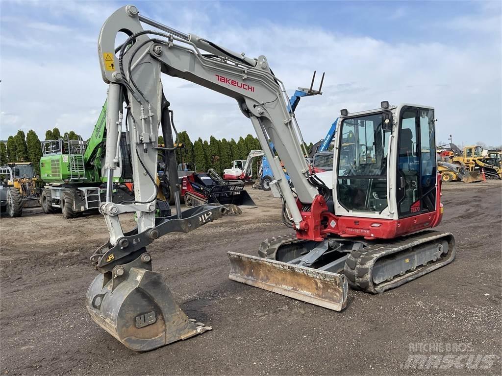 Takeuchi TB370 Kāpurķēžu ekskavatori