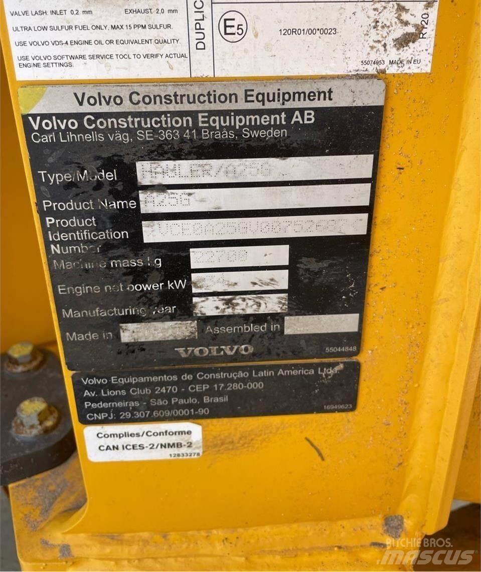 Volvo A25G Artikulētie pašizgāzēji
