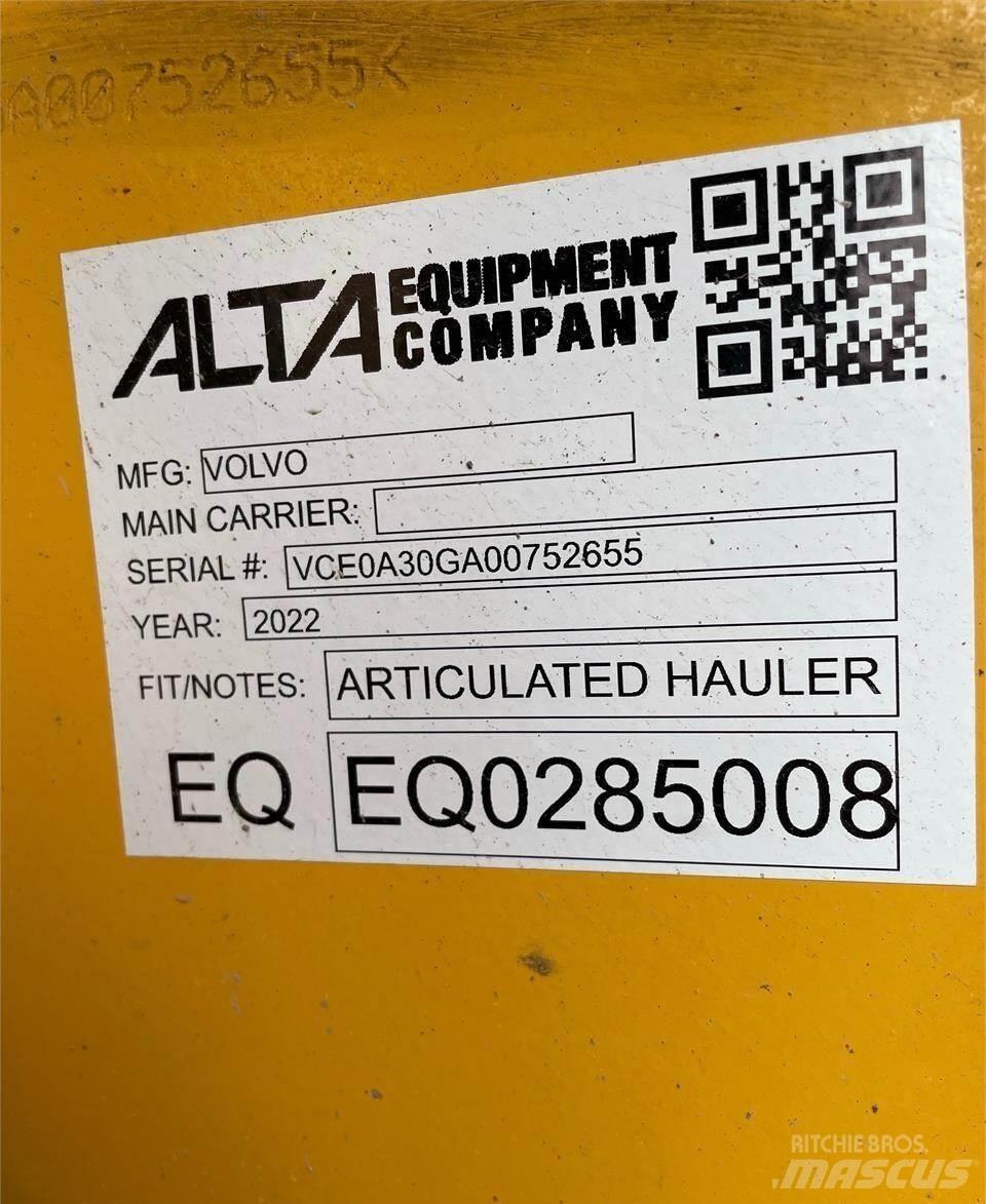 Volvo A30G Artikulētie pašizgāzēji
