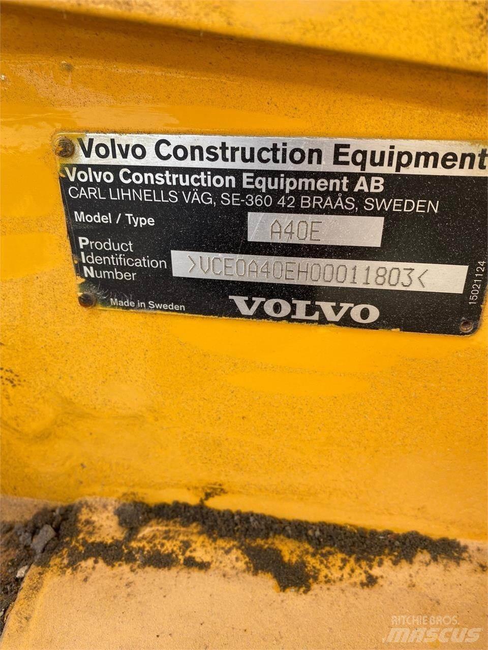 Volvo A40E Ūdens mašīnas