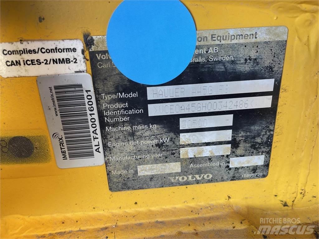 Volvo A45G FS Artikulētie pašizgāzēji