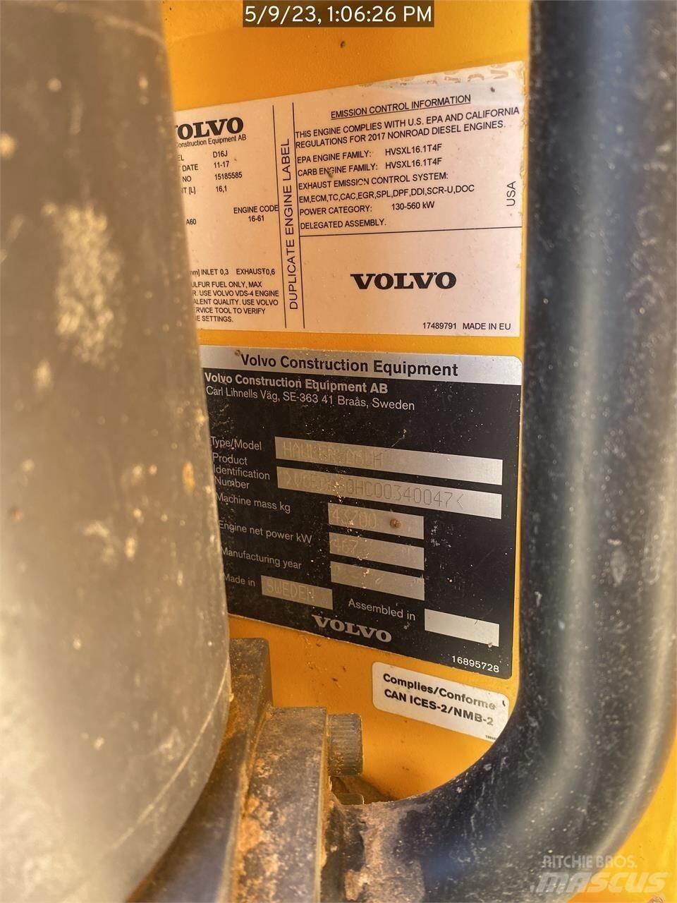 Volvo A60H Artikulētie pašizgāzēji