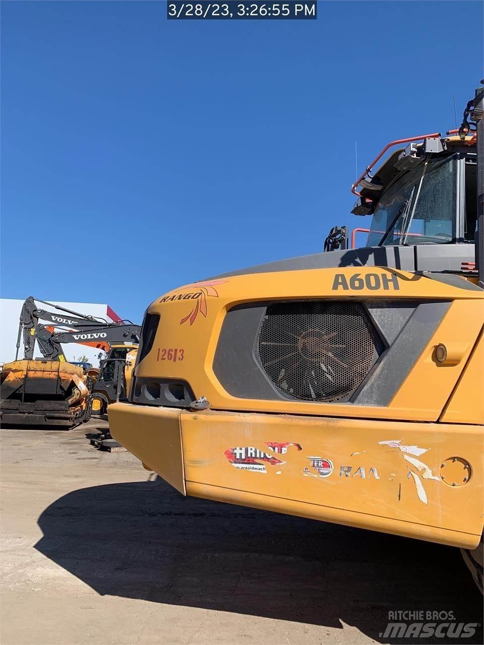 Volvo A60H Artikulētie pašizgāzēji