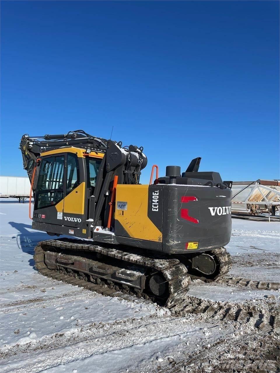 Volvo EC140EL Kāpurķēžu ekskavatori