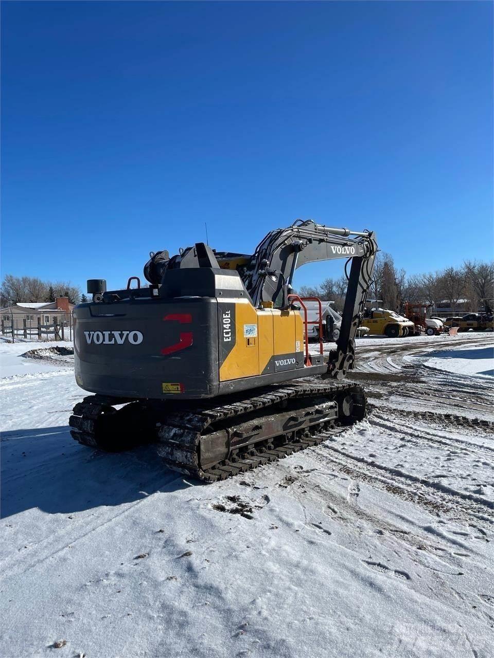 Volvo EC140EL Kāpurķēžu ekskavatori
