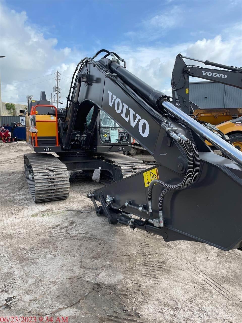 Volvo EC160EL Kāpurķēžu ekskavatori