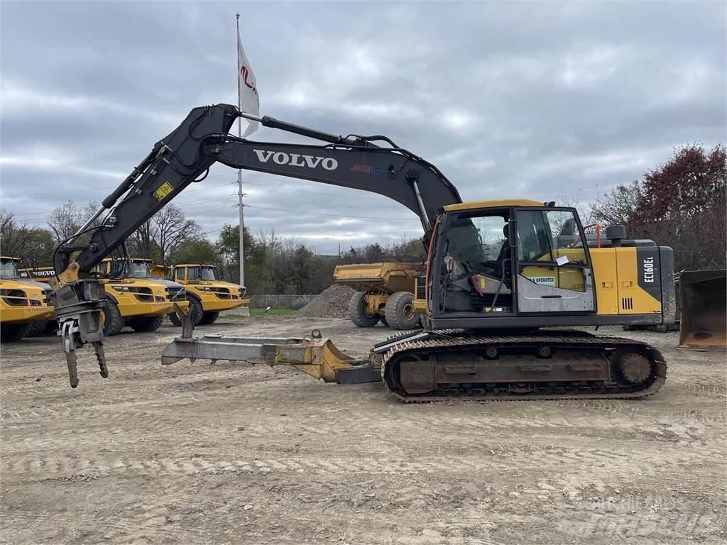 Volvo EC160EL Kāpurķēžu ekskavatori