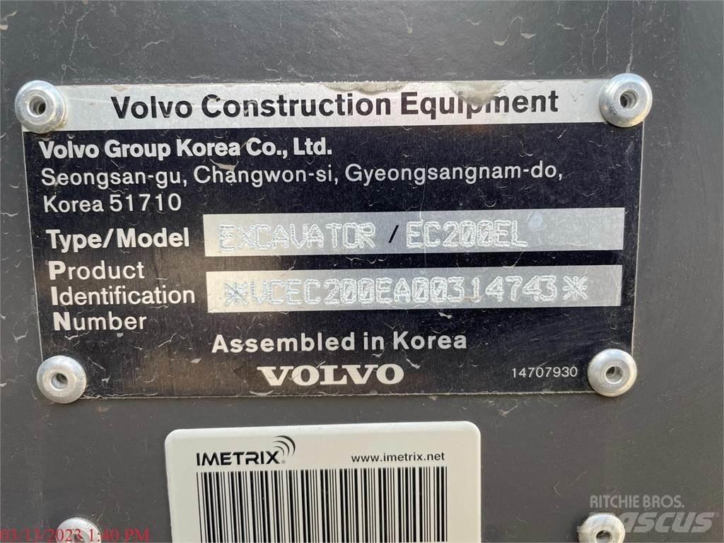 Volvo EC200EL Kāpurķēžu ekskavatori