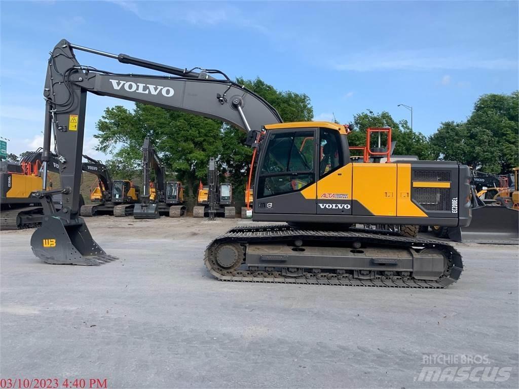 Volvo EC200EL Kāpurķēžu ekskavatori