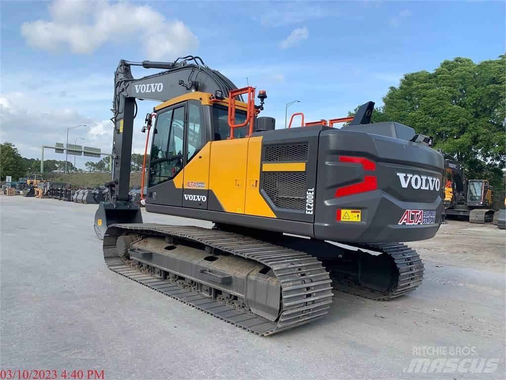 Volvo EC200EL Kāpurķēžu ekskavatori