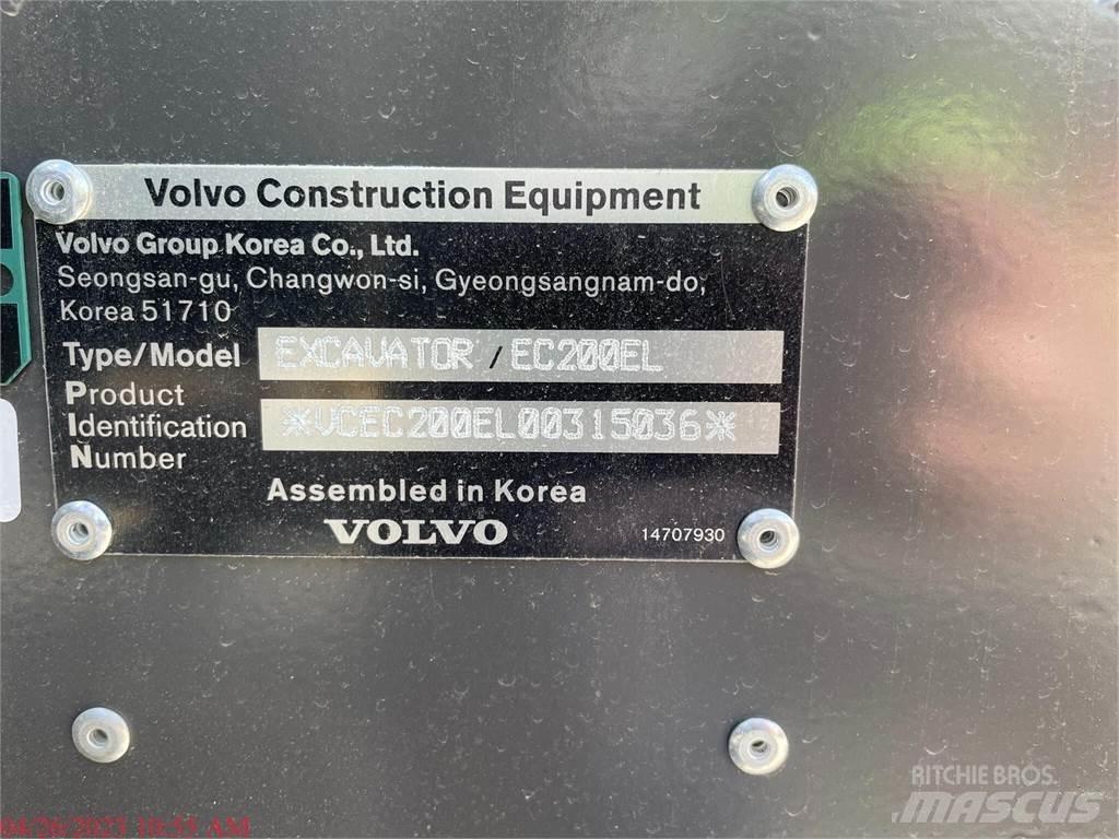 Volvo EC200EL Kāpurķēžu ekskavatori