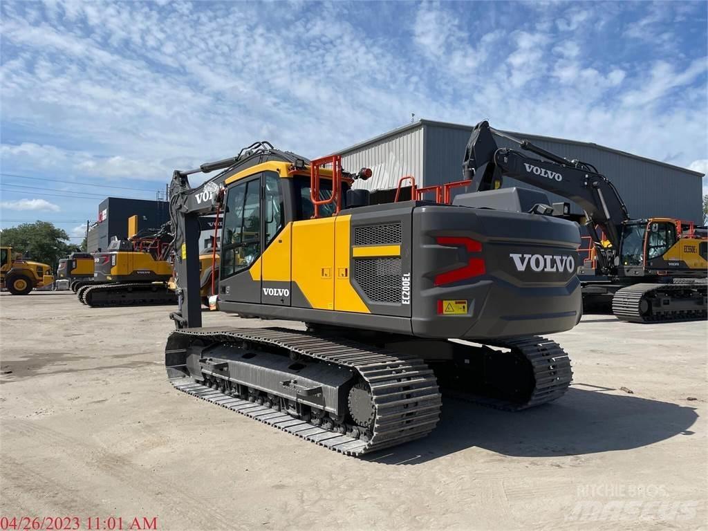 Volvo EC200EL Kāpurķēžu ekskavatori