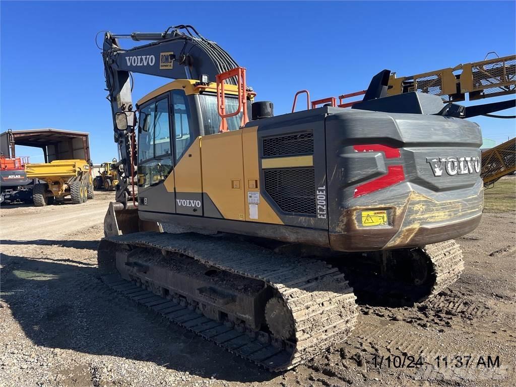 Volvo EC200EL Kāpurķēžu ekskavatori
