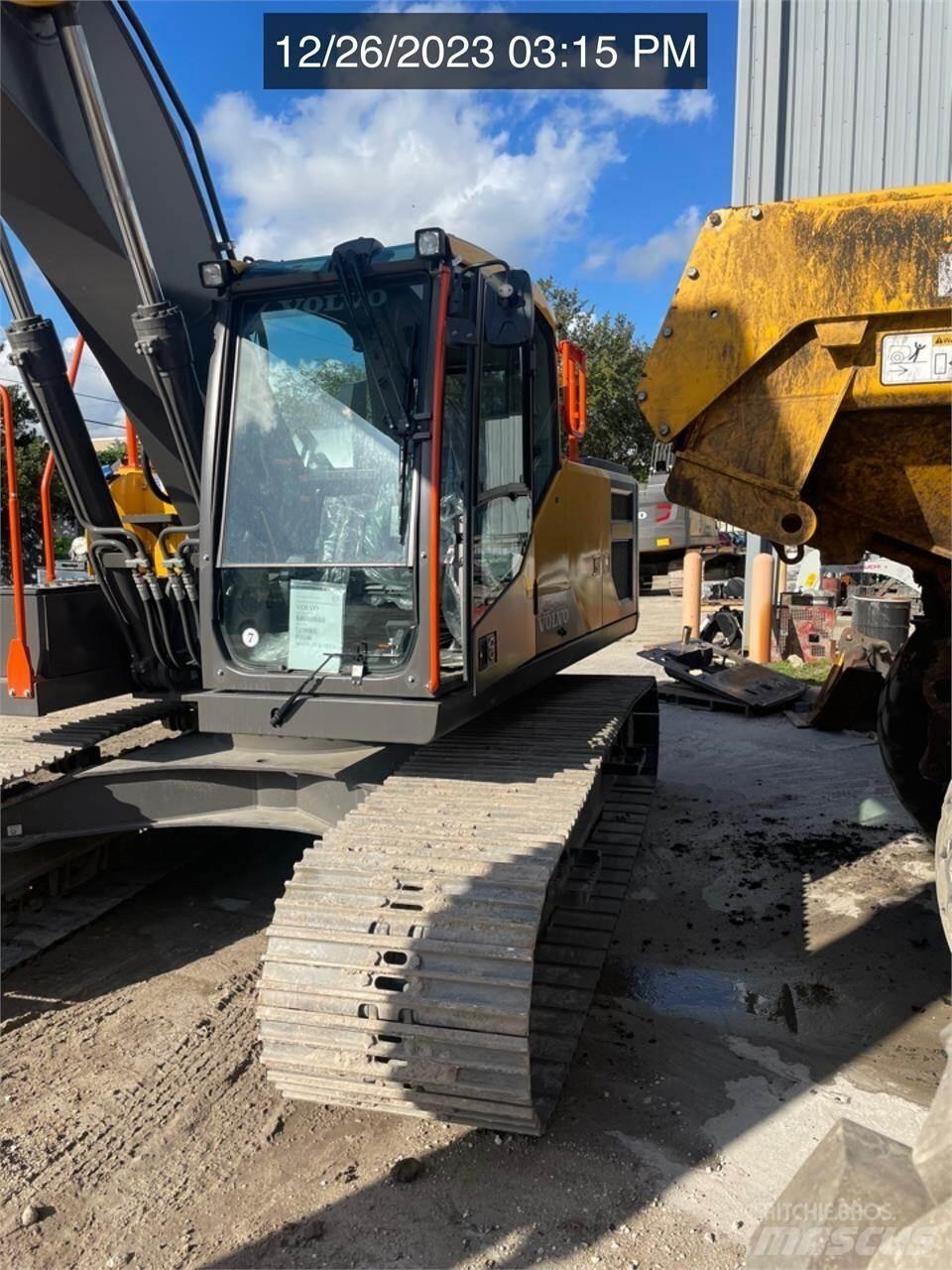 Volvo EC200EL Kāpurķēžu ekskavatori