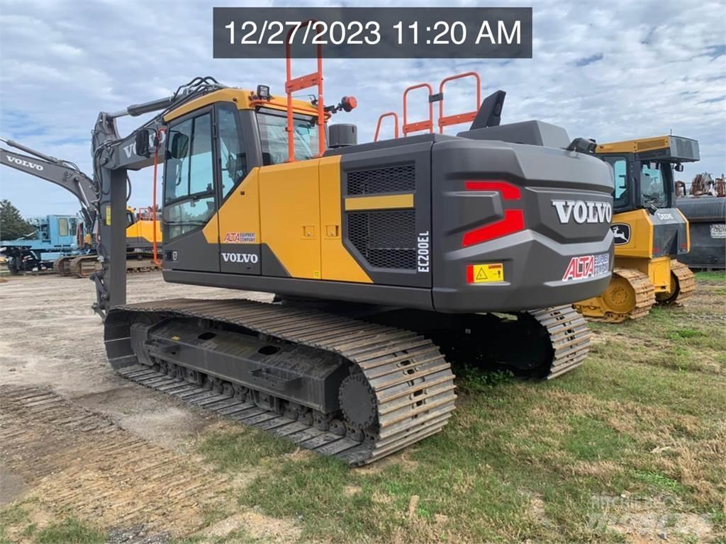 Volvo EC200EL Kāpurķēžu ekskavatori