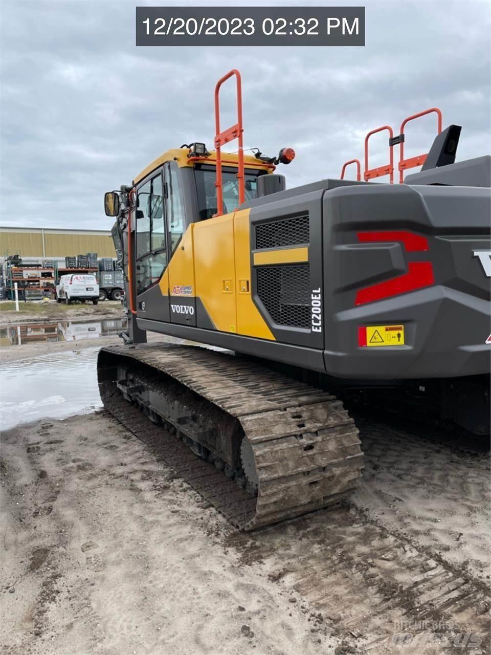 Volvo EC200EL Kāpurķēžu ekskavatori