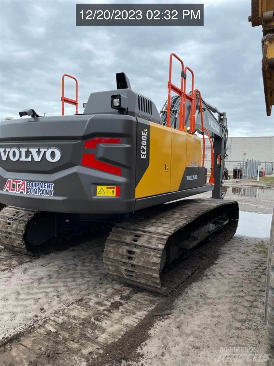 Volvo EC200EL Kāpurķēžu ekskavatori