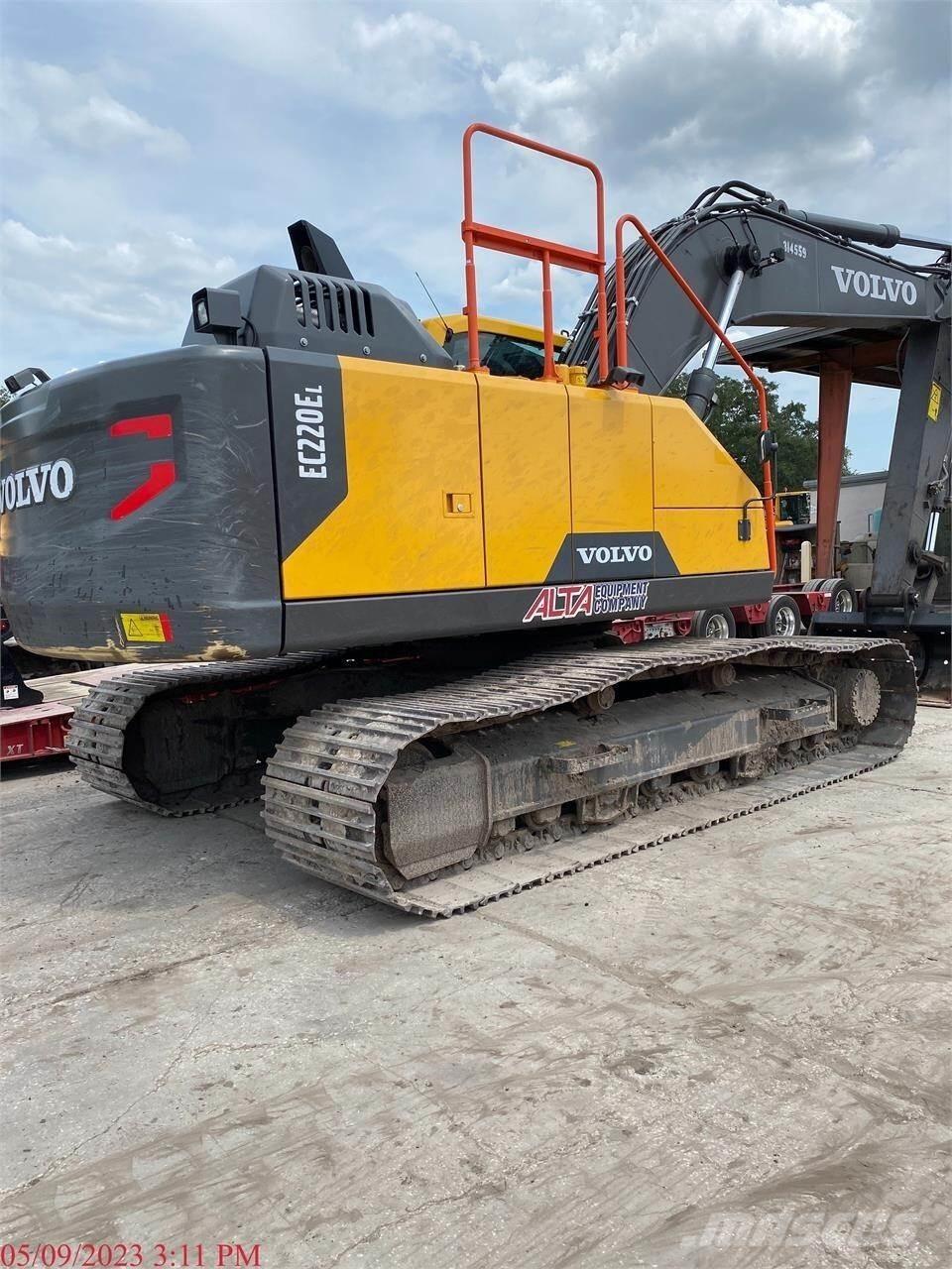 Volvo EC220EL Kāpurķēžu ekskavatori