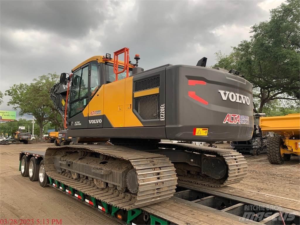 Volvo EC220EL Kāpurķēžu ekskavatori