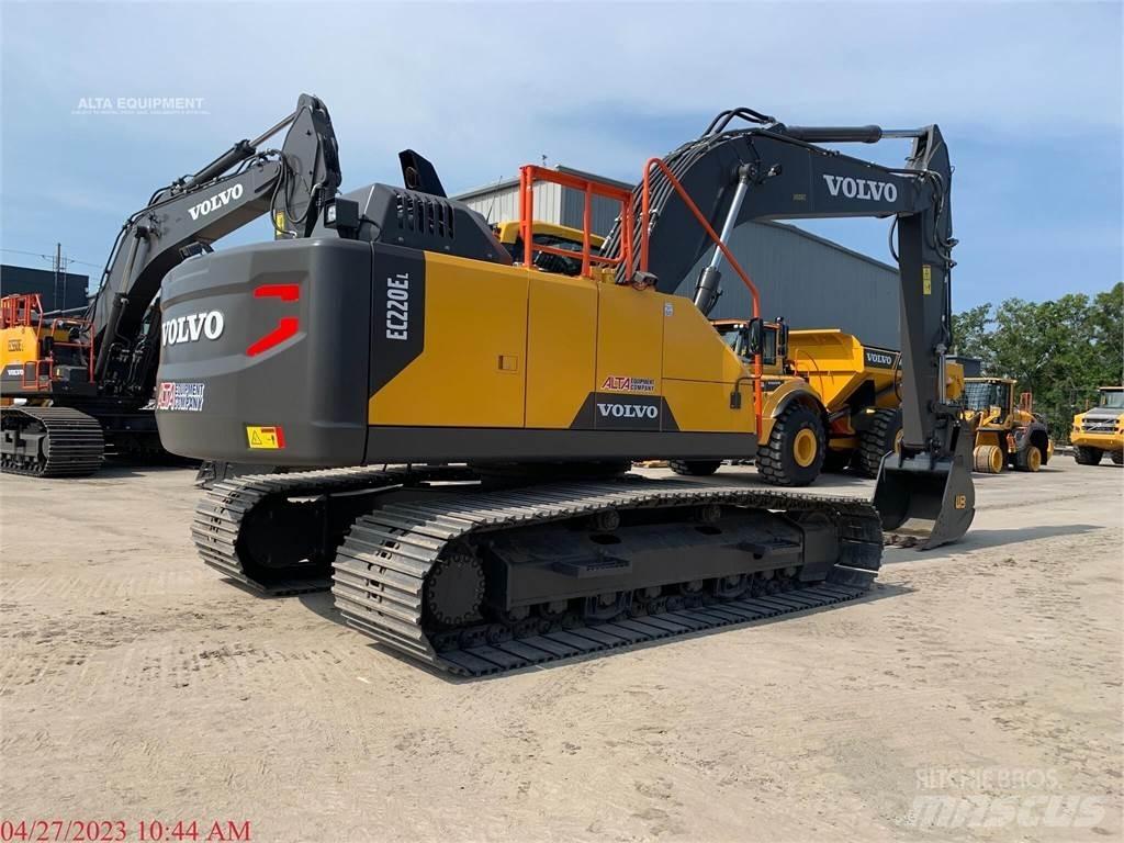 Volvo EC220EL Kāpurķēžu ekskavatori