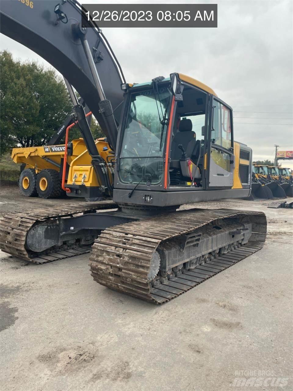 Volvo EC220EL Kāpurķēžu ekskavatori