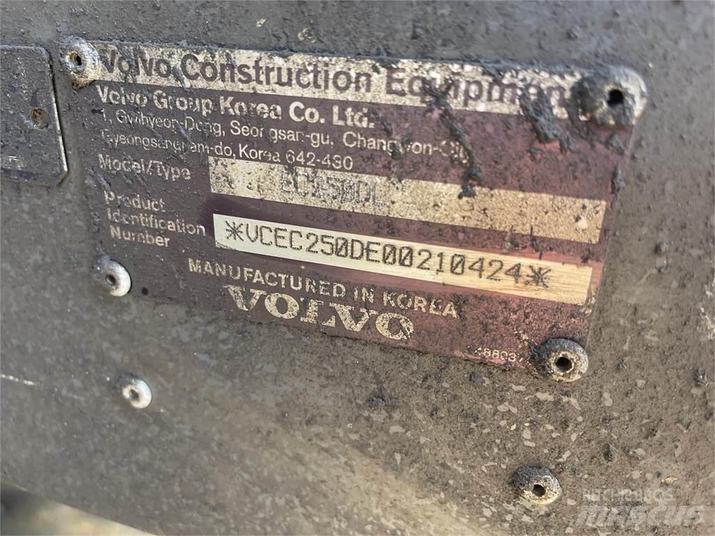 Volvo EC250DL Kāpurķēžu ekskavatori