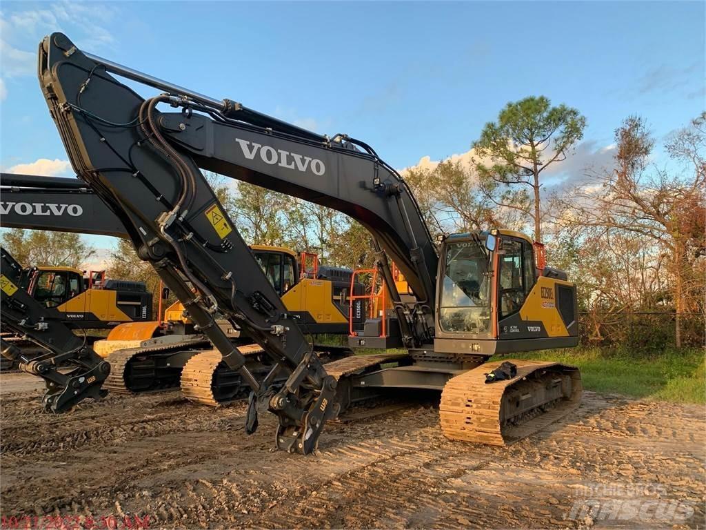 Volvo EC250EL Kāpurķēžu ekskavatori