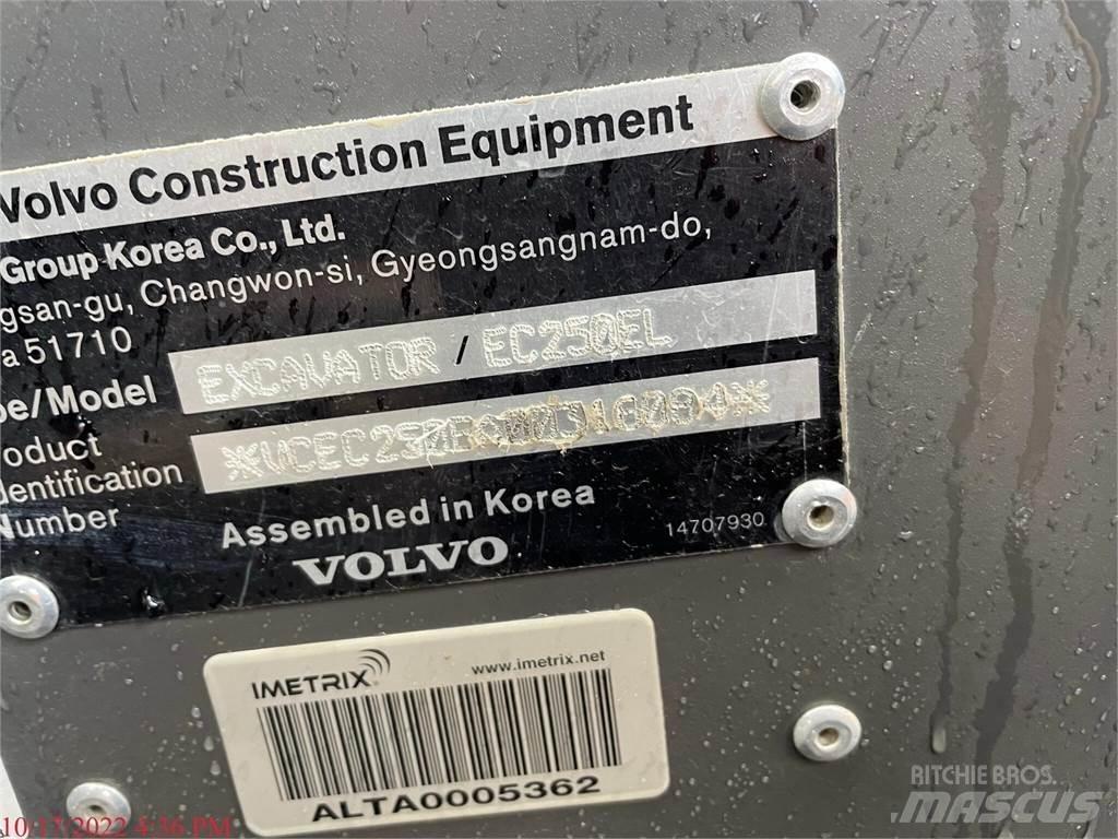 Volvo EC250EL Kāpurķēžu ekskavatori