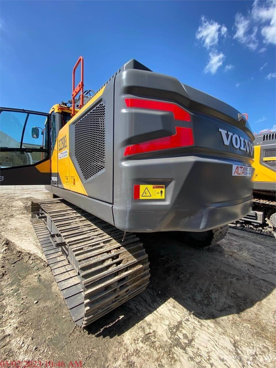 Volvo EC250EL Kāpurķēžu ekskavatori