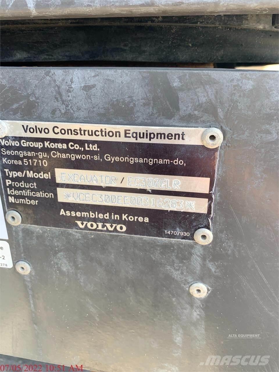Volvo EC300E LR Kāpurķēžu ekskavatori