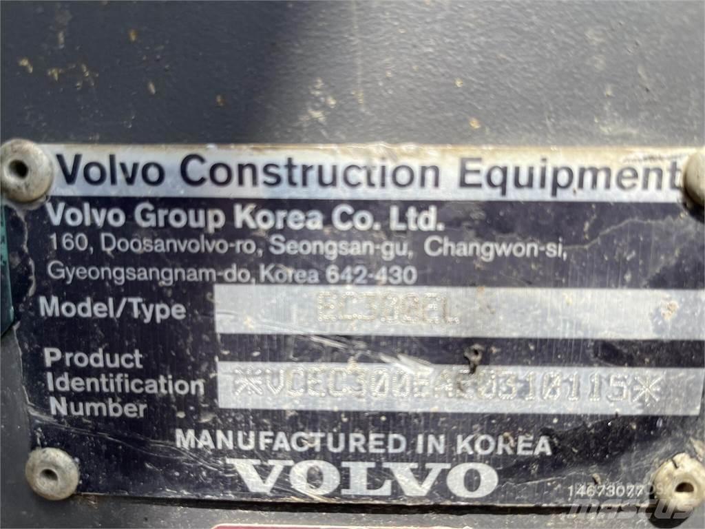 Volvo EC300EL Kāpurķēžu ekskavatori