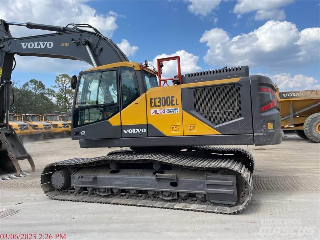 Volvo EC300EL Kāpurķēžu ekskavatori